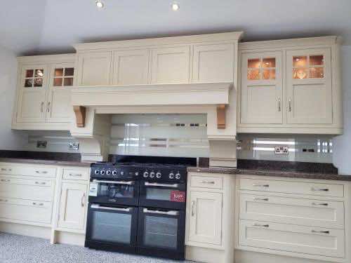 Coloured Glass Kitchen Splashbacks - measured, supplied and fitted. 